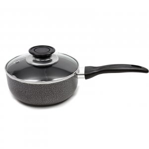 Brentwood BSP-213 Saucepan Aluminum Non-stick 3 Qt-gray