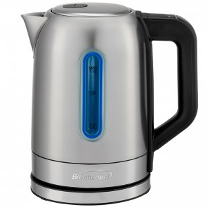 Brentwood KT-1796DS 1500 Watt Stainless Steel 1.7 Liter Electric Kettl