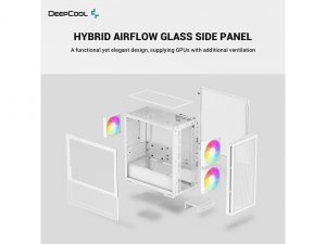 Deepcool CH360 WH Cases Dp|ch360 Wh R