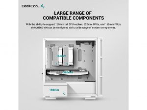 Deepcool CH360 WH Cases Dp|ch360 Wh R