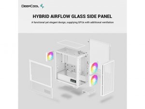 Deepcool CH360 Digital WH Cases Dp|ch360 Digital Wh R