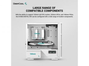 Deepcool CH360 Digital WH Cases Dp|ch360 Digital Wh R