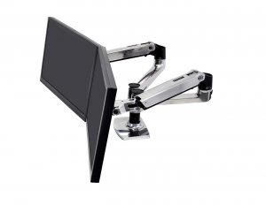 Ergotron 45-245-026 Lx Dual Side-by-side Arm Up To 25 45-245-026