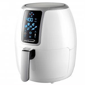 Brentwood AF-400DW Small 1400 Watt 4 Quart Electric Digital Air Fryer 