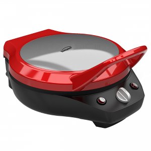 Brentwood TS-124R 1200 Watt 12 Inch Non Stick Pizza Maker And Grill In