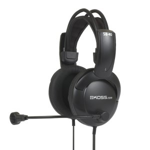 Koss 194738.101 Sb40 Comm Headset Blk