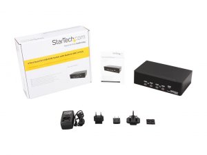 Startech  4 Port Dual Dvi Usb Kvm Switch