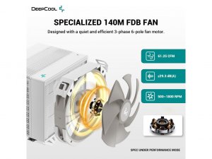 Deepcool R-ASN4S-WHGPMN-G Fan R-asn4s-whgpmn-g Assassin 4s Wh Cpu Air 