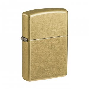 Zippo 48267 Classic Street Brass Pocket Lighter - Timeless Design