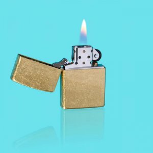 Zippo 48267 Classic Street Brass Pocket Lighter - Timeless Design