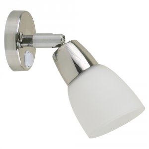 Scandvik 41365P Ss Reading Light Wfrosted Glass Shade - 10-30v