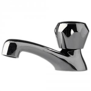 Scandvik 10050P Heavy-duty Brass Basin Tap - Chrome Plated