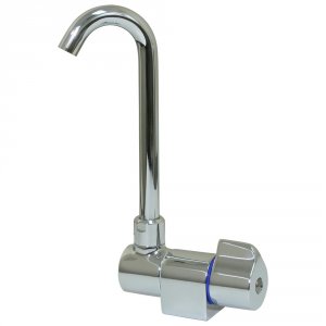 Scandvik 10180P Ceramic Family Tap Wfolding Spout - Chrome Finish