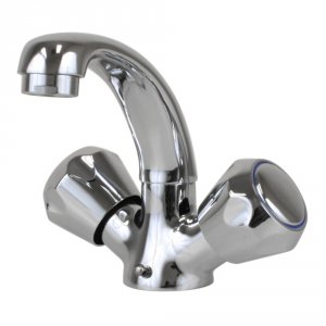 Scandvik 10410P Heavy-duty Basin Mixer - Chrome Plated