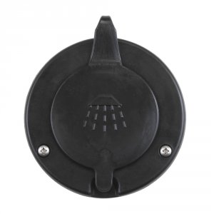 Scandvik 10262P Black Cap Amp; Container F Recessed Shower