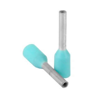 Pacer TFRL24-6MM-25 Pacer Turquoise 22-24 Awg Wire Ferrule - 6mm Lengt