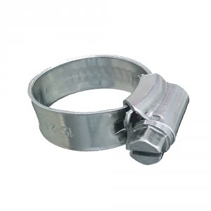 Trident 705-1001 Marine 316 Ss Non-perforated Worm Gear Hose Clamp - 3