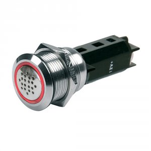 Bep 80-511-0010-01 Bep 24v Buzzer Wwarning Light - Red