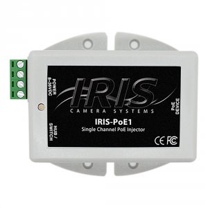 Iris POE1 Single Channel Poe Injector - 8-36vdc Input Voltage Amp; 48v