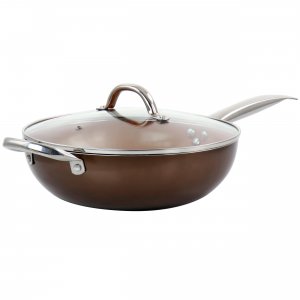 Gibson 108440.02 Copper Pan Cooking Excellence 3.5 Quart Aluminum Nons