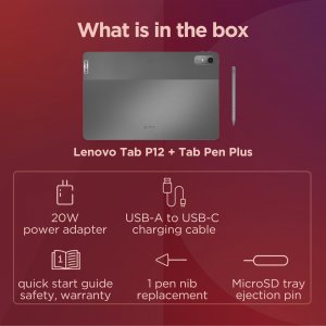 Lenovo ZACH0177US Tab P12 8g,128g Wpen