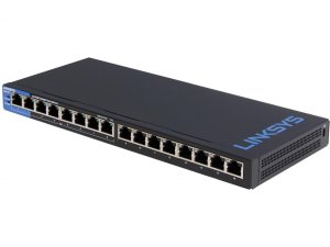 Linksys TB7255 16-port Desktop Gigabit Poe Switch - 16 Ports - 1010010