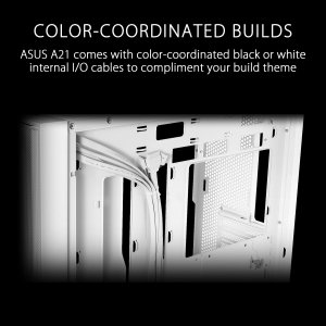 Asus A21/WHT Cs A21 Wht A21 Micro-atx Case Mid-tower White Retail