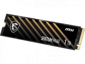 Msi SM460N1TB Ssd  Spatium M460 Pcie 4.0 Nvme M.2 1tb Retail