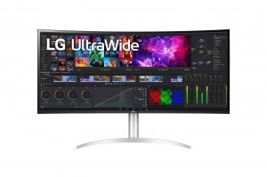 Lg 40BP95C-W 40  Monitor, 5120 X 1440, Ips, Hdmi Dp Usb-c,  Tilt Heigh