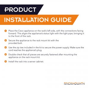 Rackmount RM-CI-T14 For Cisco Meraki Mx75