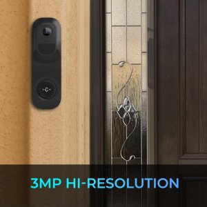 Adesso CYBERVIEW 3000 3mp Smart Wifi Wrls Doorbell