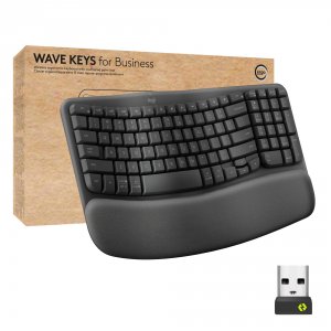 Logitech 920-012058 Wave Keys For Biz Brown Box