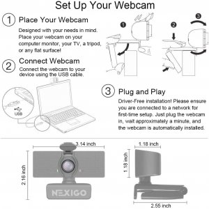 Nexight N60 Nexigo  1080p Webcam