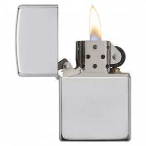 Zippo 26 Windproof Lighter Armor High Polish Sterling Silver