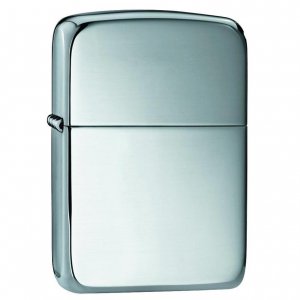 Zippo 23 Windproof Lighter 1941 Replica High Polish Sterling Silver