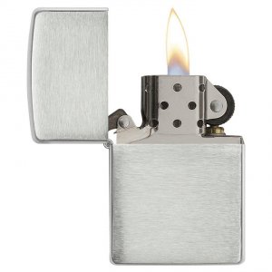 Zippo 0106-0307 Windproof Lighter Armorr Brushed Sterling Silver