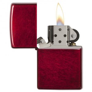 Zippo NWJBO-21063 Candy Apple Red Windproof Lighter - Model 21063