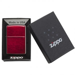 Zippo NWJBO-21063 Candy Apple Red Windproof Lighter - Model 21063