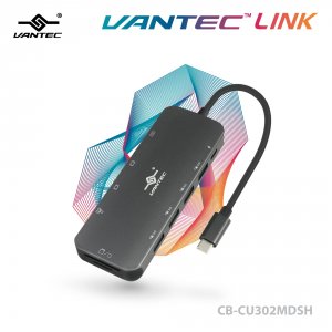 Vantec CB-CU302MDSH 100w Usb-c Multi-function Hub With Power Delivery