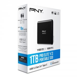 Pny PSD0CS2160-1TB-RB Pny Ssd Psd0cs2160-1tb-rb 1tb Pro Elite V2 Usb 3