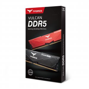 Team FLRD532G5200HC40CDC01 Teamgroup T-force Vulcan Red Ddr5 16gbx2 52