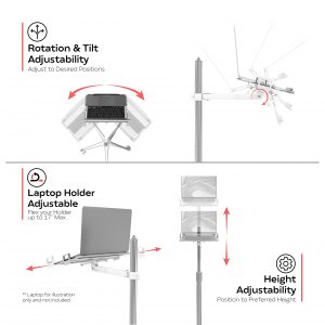 Cta LT-HFS2 Laptop Floor Stand