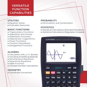 Adesso CS-121B Ac Cs-121b Scientific Graphic And Engineering Calculato