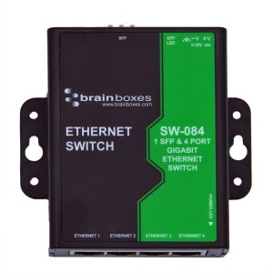 Brainboxes SW-084 1 Sfp  4 Port Gigabit Ethernet Switch