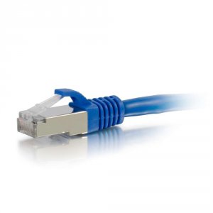 C2g 28713 150ft Cat5e Molded Shielded (stp) Network Patch Cable - Blue