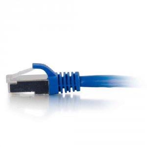 C2g 28713 150ft Cat5e Molded Shielded (stp) Network Patch Cable - Blue