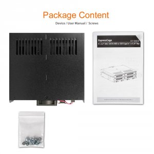 Icydock MB324SP-B Icy Dock Expresscage Mb324sp-b - 4-bay Storage Drive