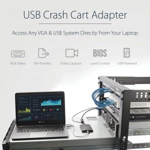 Startech NOTECONS02 Kvm Adapter Accesses Any Vga And Usb System - Inst