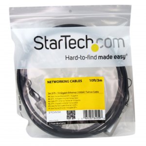 Startech QV8859 100% Cisco Sfp-h10gb-cu3m Compatible 3m 10g Direct Att