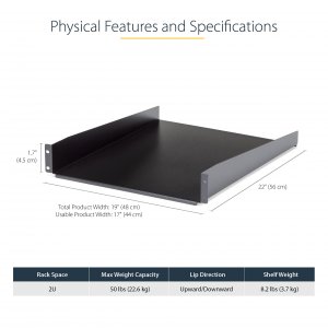 Startech CABSHELF22 2u 22